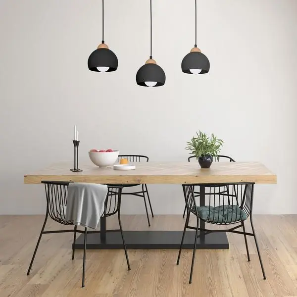 Milagro MLP6550 Висяща лампа DAMA BLACK 3xE27