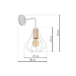 Milagro MLP6556 Аплик WILL WHITE 1xE27
