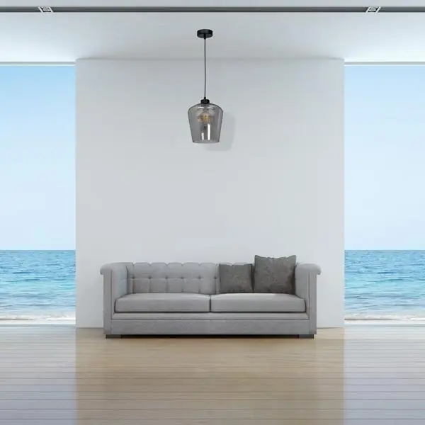 Milagro MLP6606 Висяща лампа SANTIAGO SMOKED 1xE27