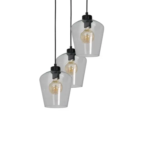Milagro MLP6611 Lampa wisząca SANTIAGO CLEAR 3xE27
