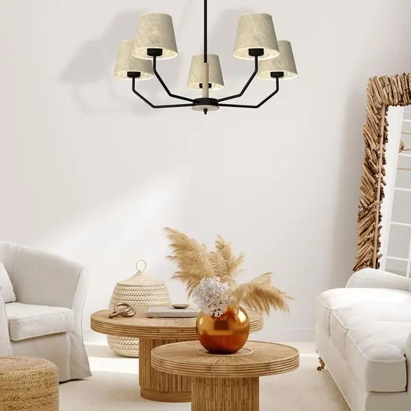 Milagro MLP7277 Висяща лампа ETNA Black 5xE27