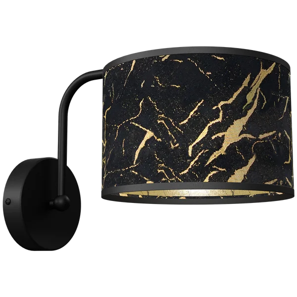 Milagro MLP7290 Стенна лампа SENSO Black/Gold 1xE27