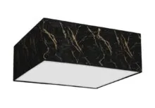 Milagro MLP7293 SENSO Black/Gold квадратна Плафониера 3xE27