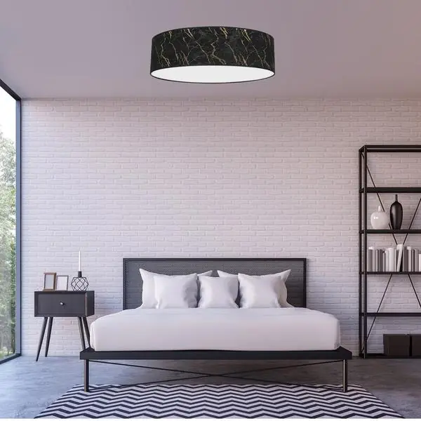 Milagro MLP7297 SENSO Черен/Златен Плафониера 3xE27 Ø60см