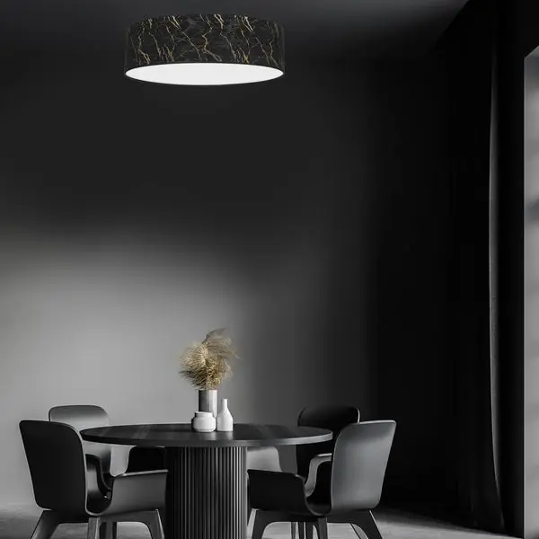 Milagro MLP7297 SENSO Черен/Златен Плафониера 3xE27 Ø60см