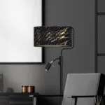 Milagro MLP7300 Подова лампа SENSO Black/Gold 1xE27 + 1x mini GU10