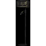 Milagro MLP7300 Подова лампа SENSO Black/Gold 1xE27 + 1x mini GU10