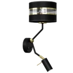 Milagro MLP7335 Аплик ULTIMO BLACK 1xE27 + 1x mini GU10