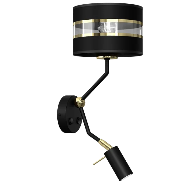 Milagro MLP7335 Аплик ULTIMO BLACK 1xE27 + 1x mini GU10