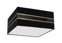 Milagro MLP7337 Плафон ULTIMO BLACK 3xE27 50см
