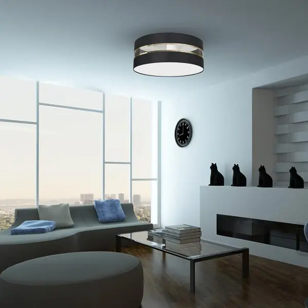 Milagro MLP7339 Плафон ULTIMO BLACK 2xE27 Ø40см