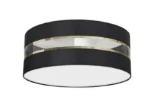 Milagro MLP7340 Плафон ULTIMO BLACK 3xE27 Ø50см