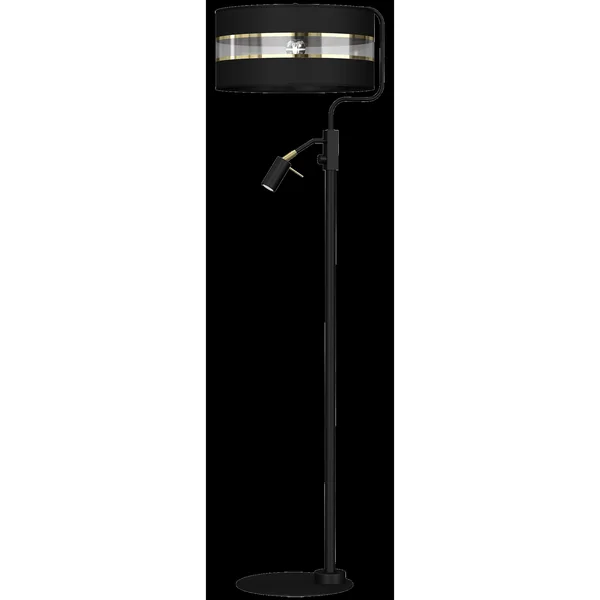 Milagro MLP7344 ULTIMO BLACK Подова лампа 1xE27 + 1xmini GU10