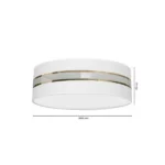 Milagro MLP7352 Lampa Sufitowa ULTIMO WHITE 3xE27 Ø60cm