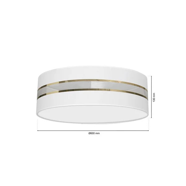 Milagro MLP7352 Lampa Sufitowa ULTIMO WHITE 3xE27 Ø60cm