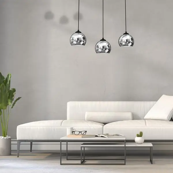 Milagro MLP7468 TORO BLACK / CHROME висяща лампа 3xE27