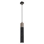 Milagro MLP7469 Висяща лампа SOLO SAWN BLACK / ПАТИНИРАНО ДЪРВО 1x мини GU10