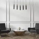 Milagro MLP7471 Висяща лампа SOLO SAWN BLACK / ПАТИНИРАНО ДЪРВО 5x mini GU10