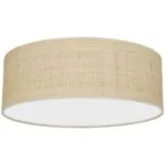 Milagro MLP7488 MARSHALL WHITE / RATAN Плафониера 3xE27 Ø50см
