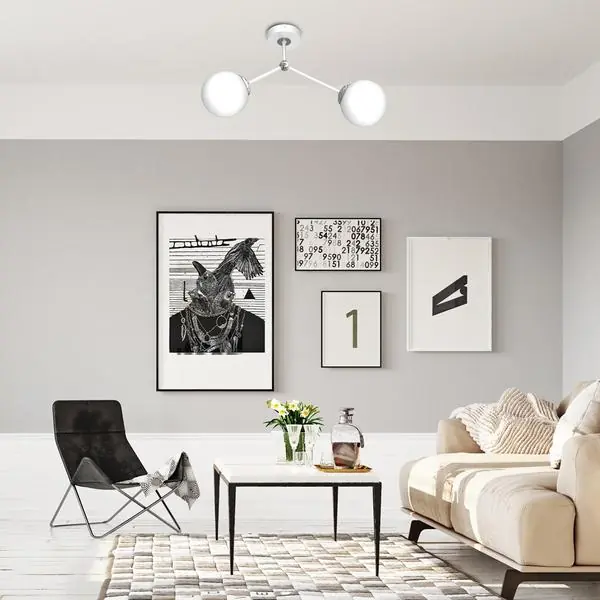 Milagro MLP7531 Плафон JOY WHITE 2xE14