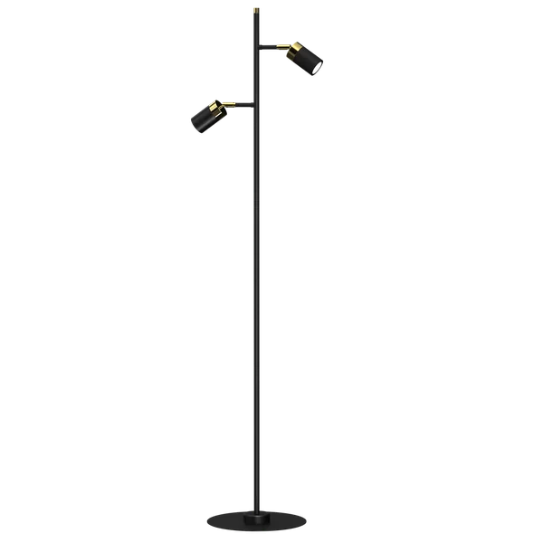 Milagro MLP7535 Подова лампа JOKER BLACK/GOLD 2xGU10