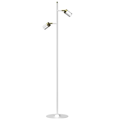 Milagro MLP7537 JOKER WHITE/GOLD подова лампа 2xGU10