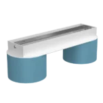 Milagro MLP7549 Плафон DIXIE Blue/White 2xGX53