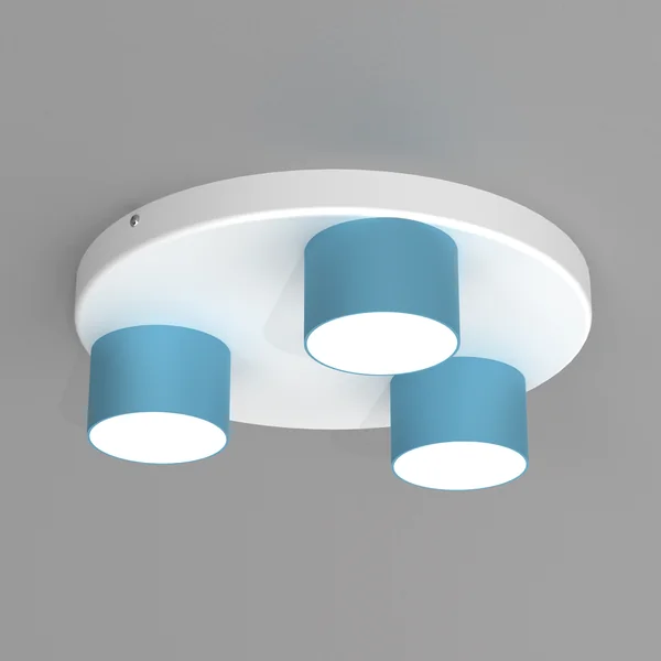Milagro MLP7551 Плафон DIXIE Blue/White 3xGX53