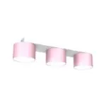 Milagro MLP7555 Плафон DIXIE Pink/White 3xGX53