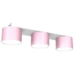 Milagro MLP7555 Плафон DIXIE Pink/White 3xGX53