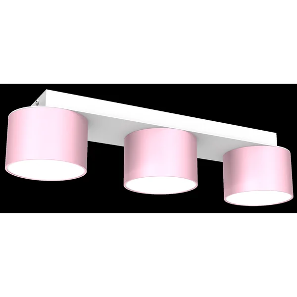 Milagro MLP7555 Плафон DIXIE Pink/White 3xGX53