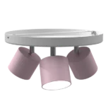 Milagro MLP7556 Плафон DIXIE Pink/White 3xGX53