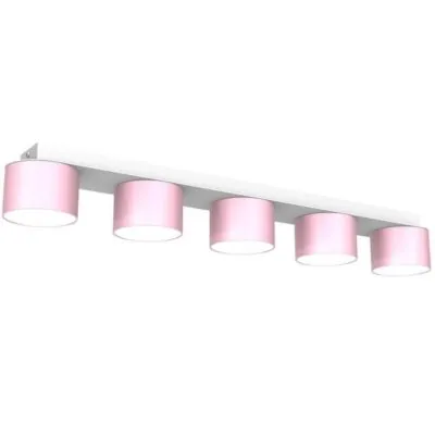 Milagro MLP7557 Плафон DIXIE Pink/White 5xGX53