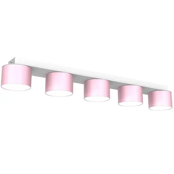 Milagro MLP7557 Плафон DIXIE Pink/White 5xGX53