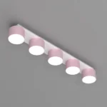 Milagro MLP7557 Плафон DIXIE Pink/White 5xGX53