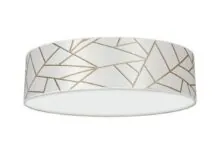 Milagro MLP7567 ZIGGY WHITE Бяла/Златна Плафониера 3xE27 Ø50см