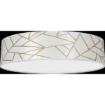 Milagro MLP7568 ZIGGY WHITE Бяла/Златна Плафониера 3xE27 Ø60см