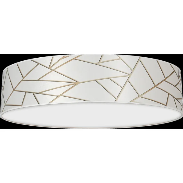 Milagro MLP7568 ZIGGY WHITE Бяла/Златна Плафониера 3xE27 Ø60см