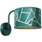 Milagro MLP7572 ZIGGY GREEN Gold/Бутилка зелена лампа 1xE27