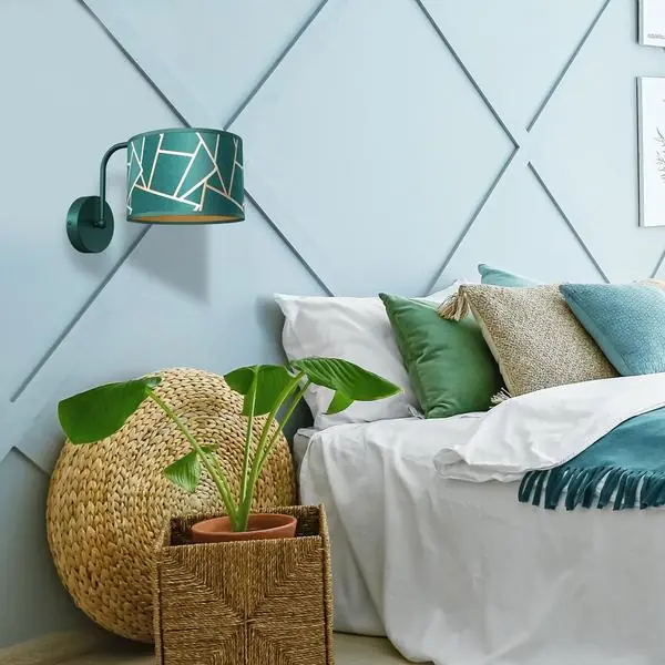 Milagro MLP7572 ZIGGY GREEN Gold/Бутилка зелена лампа 1xE27