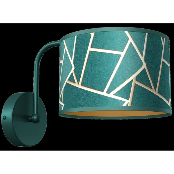 Milagro MLP7572 ZIGGY GREEN Gold/Бутилка зелена лампа 1xE27