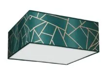 Milagro MLP7575 Lampa sufitowa ZIGGY GREEN Gold/Bottle green 3xE27