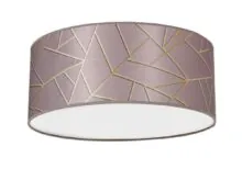 Milagro MLP7585 ZIGGY PINK Gold/Pink Плафониера 2xE27 Ø40см