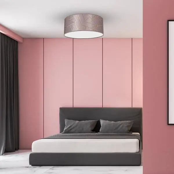 Milagro MLP7585 ZIGGY PINK Gold/Pink Плафониера 2xE27 Ø40см