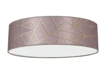 Milagro MLP7586 ZIGGY PINK Gold/Pink Плафониера 3xE27 Ø50см