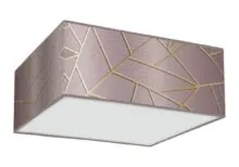 Milagro MLP7589 ZIGGY PINK Gold/Pink Плафониера 3xE27