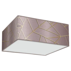 Milagro MLP7589 ZIGGY PINK Gold/Pink Плафониера 3xE27