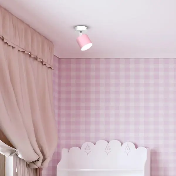 Milagro MLP7609 DIXIE PINK/WHITE аплик 1xGX53