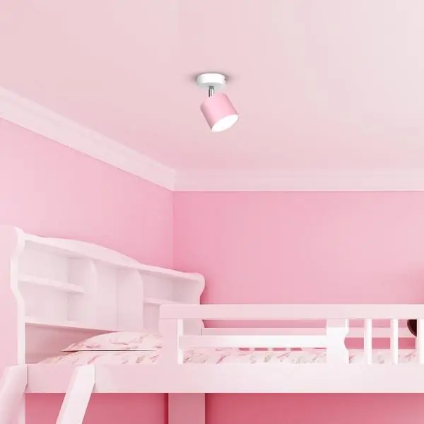 Milagro MLP7609 DIXIE PINK/WHITE аплик 1xGX53