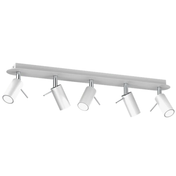Milagro MLP7617 PRESTON WHITE/CHROME Спот 5x mini GU10
